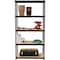 Lorell Narrow Steel Shelving 60" Height x 30" Width x 12" Depth 66964 - alternate 4